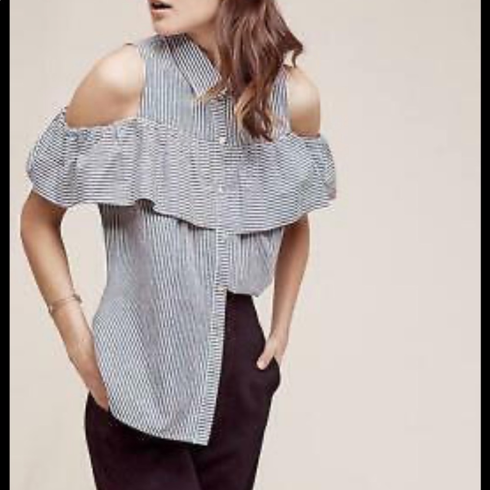 Anthro Sundays in Brooklyn Scilla Striped Top